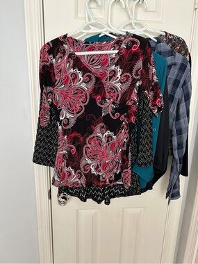 Lot of 7 Long Sleeves, 3/4 Sleeves for Work, Casual Ocassions